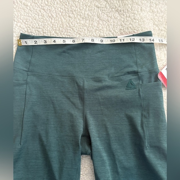 Reebok Women's Dark Green Bike Shorts - Picture 4 of 8